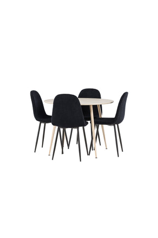 Venture Home Plaza matbord med Polar matstol