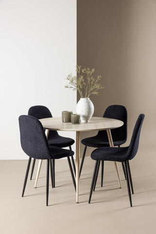 Venture Home Plaza matbord med Polar matstol