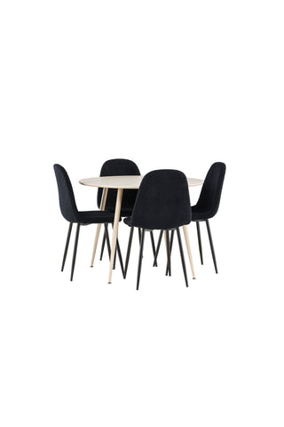 Venture Home Plaza matbord med Polar matstol