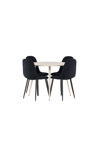 Venture Home Plaza matbord med Polar matstol