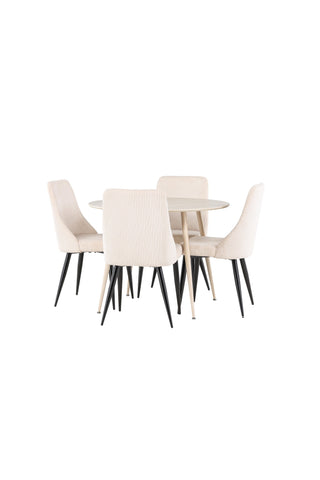 Venture Home Plaza matbord med Leone matstol
