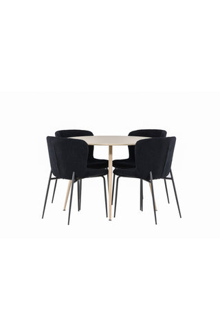 Venture Home Plaza matbord med Modesto matstol