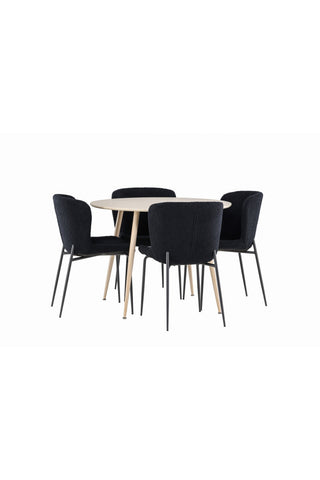 Venture Home Plaza matbord med Modesto matstol