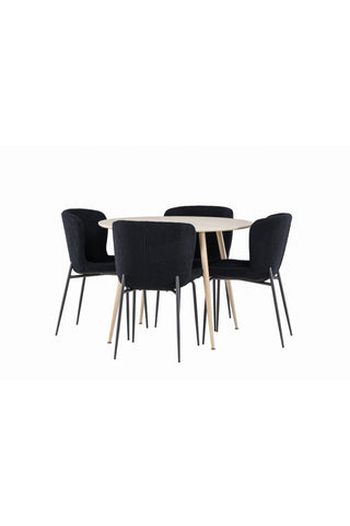 Venture Home Plaza matbord med Modesto matstol