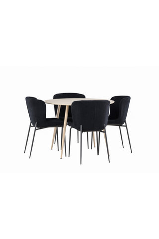 Venture Home Plaza matbord med Modesto matstol