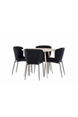 Venture Home Plaza matbord med Modesto matstol