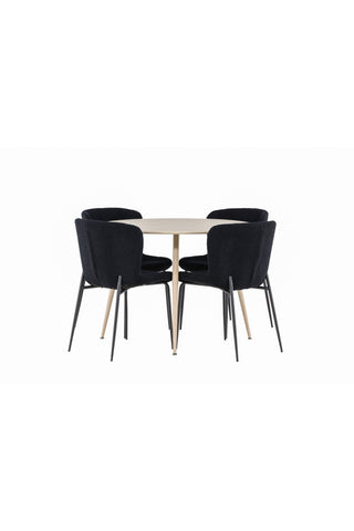 Venture Home Plaza matbord med Modesto matstol
