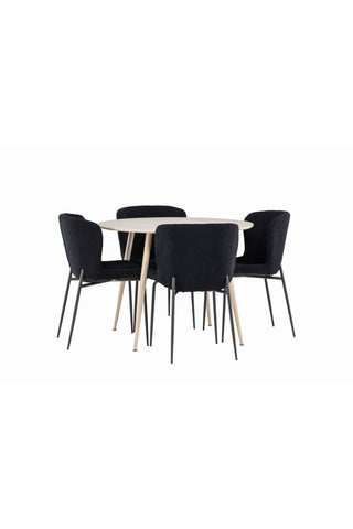 Venture Home Plaza matbord med Modesto matstol