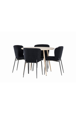 Venture Home Plaza matbord med Modesto matstol
