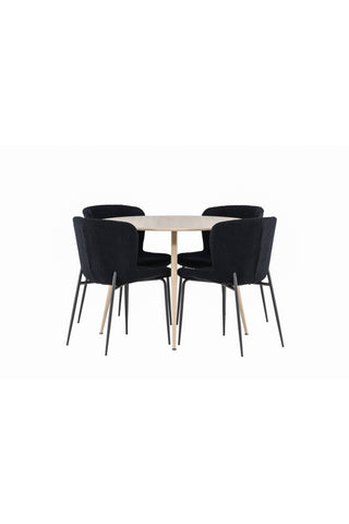 Venture Home Plaza matbord med Modesto matstol