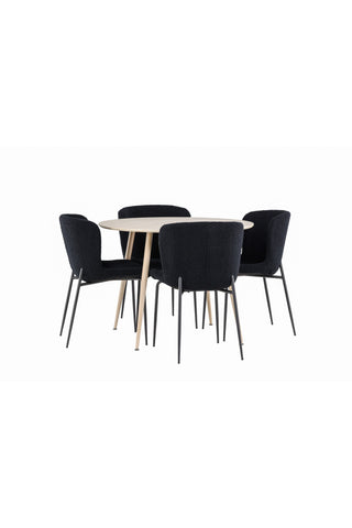 Venture Home Plaza matbord med Modesto matstol