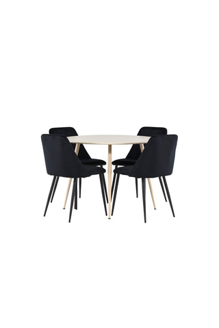 Venture Home Plaza matbord med nattstol
