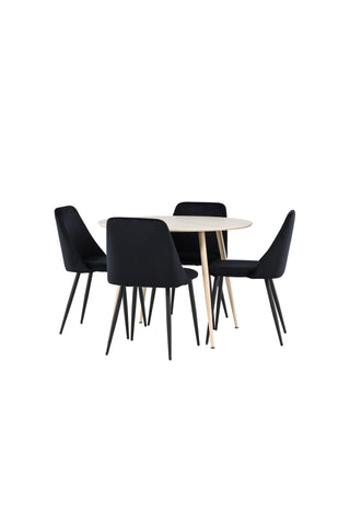 Venture Home Plaza matbord med nattstol