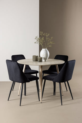 Venture Home Plaza matbord med nattstol