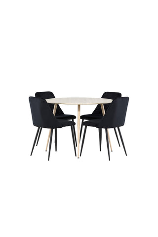 Venture Home Plaza matbord med nattstol