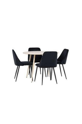 Venture Home Plaza matbord med nattstol