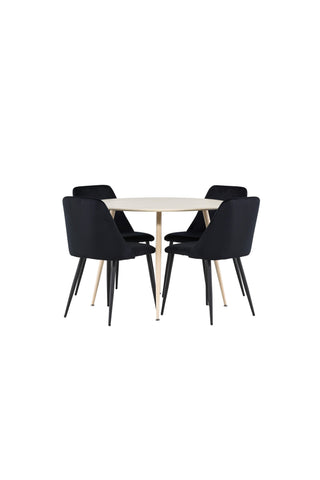 Venture Home Plaza matbord med nattstol