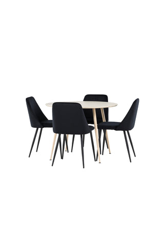 Venture Home Plaza matbord med nattstol