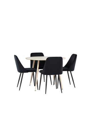 Venture Home Plaza matbord med nattstol