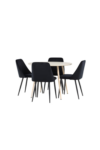 Venture Home Plaza matbord med nattstol