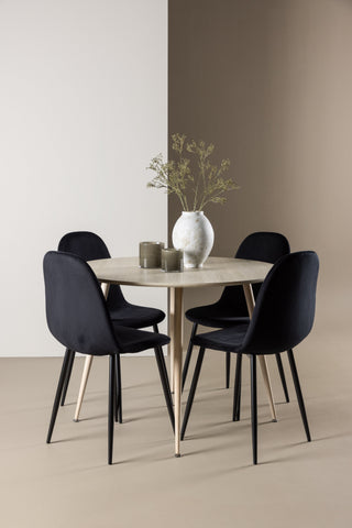 Venture Home Plaza matbord med Polar matstol