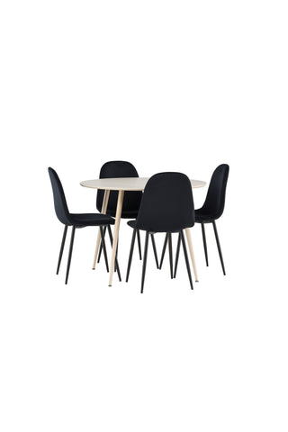 Venture Home Plaza matbord med Polar matstol