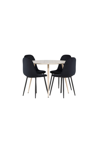 Venture Home Plaza matbord med Polar matstol