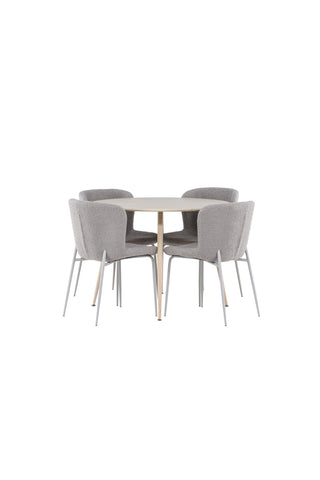 Venture Home Plaza matbord med Modesto matstol