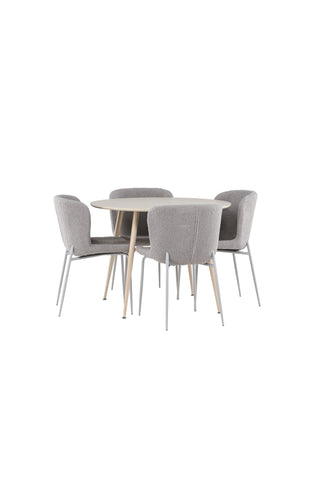 Venture Home Plaza matbord med Modesto matstol