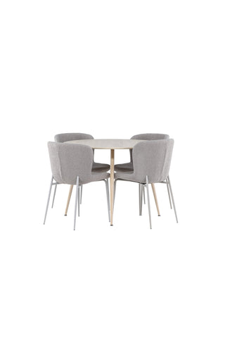 Venture Home Plaza matbord med Modesto matstol