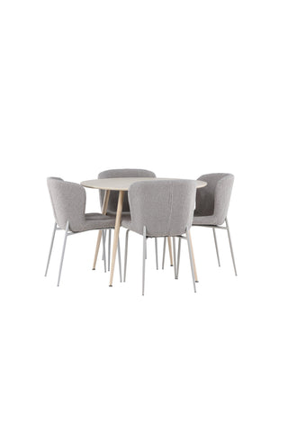 Venture Home Plaza matbord med Modesto matstol