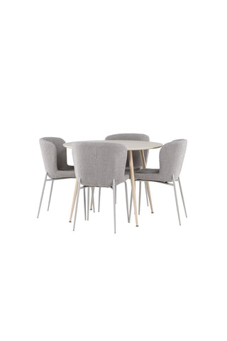 Venture Home Plaza matbord med Modesto matstol