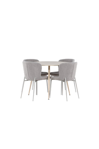 Venture Home Plaza matbord med Modesto matstol