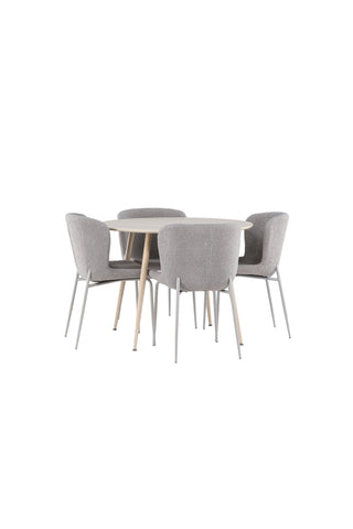 Venture Home Plaza matbord med Modesto matstol