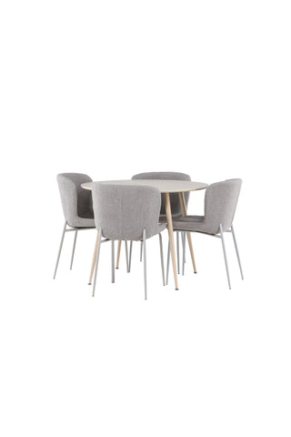Venture Home Plaza matbord med Modesto matstol