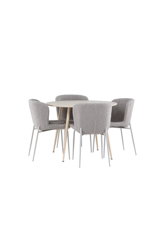 Venture Home Plaza matbord med Modesto matstol