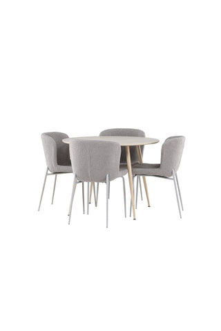 Venture Home Plaza matbord med Modesto matstol