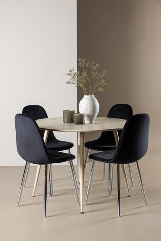 Venture Home Plaza matbord med Polar matstol