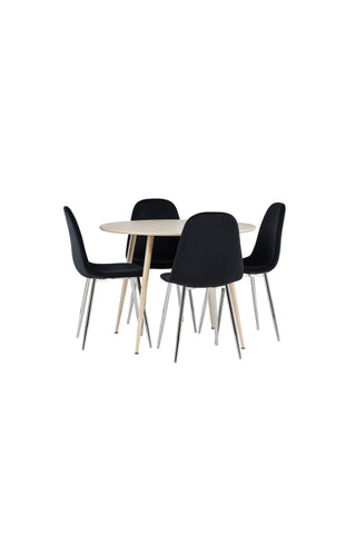 Venture Home Plaza matbord med Polar matstol
