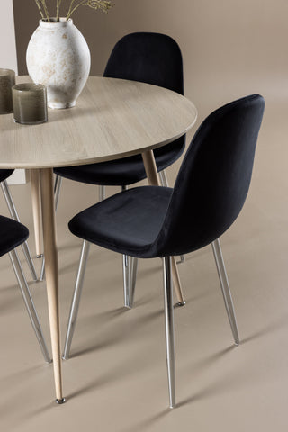 Venture Home Plaza matbord med Polar matstol