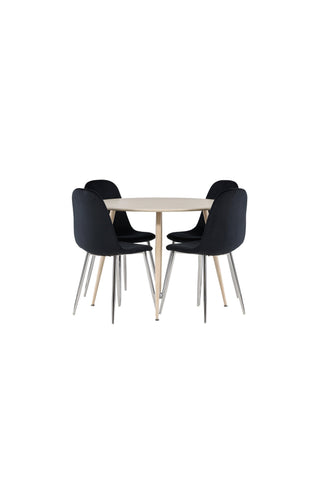 Venture Home Plaza matbord med Polar matstol