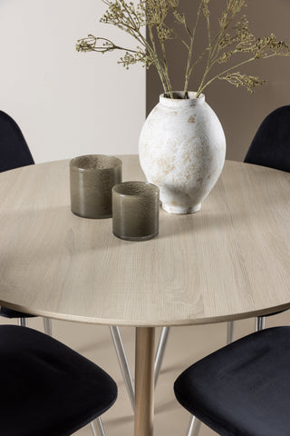 Venture Home Plaza matbord med Polar matstol