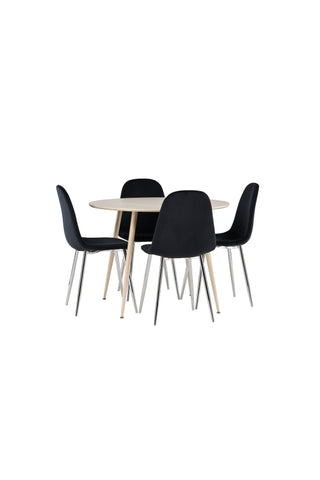 Venture Home Plaza matbord med Polar matstol