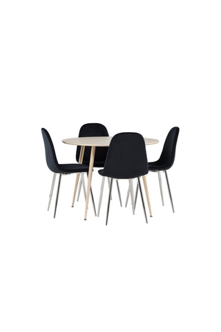 Venture Home Plaza matbord med Polar matstol