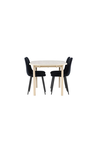 Venture Home Andy matbord med Polar matstol