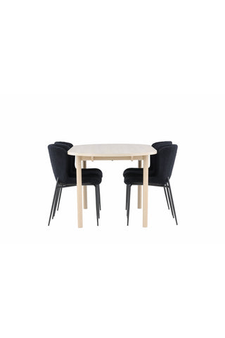 Venture Home Andy matbord med Modesto matstol