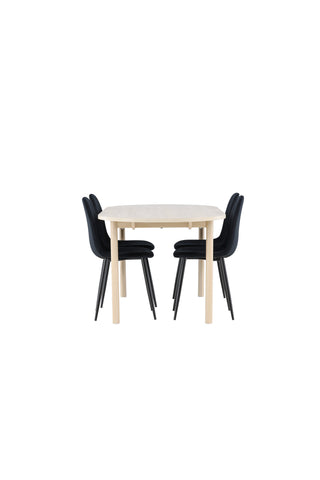 Venture Home Andy matbord med Polar matstol