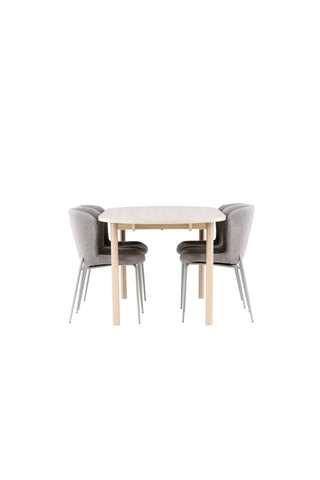 Venture Home Andy matbord med Modesto matstol