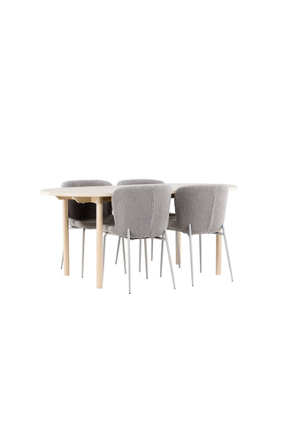 Venture Home Andy matbord med Modesto matstol