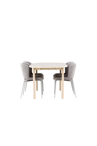 Venture Home Andy matbord med Modesto matstol